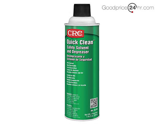 c-167. CRC QUICK CLEAN ™ SAFETY SOLVENT AND DEGREASER 539 g. นํ้ายาทําความสะอาดคราบสกปรกไขมัน ชนิดแห้งไว