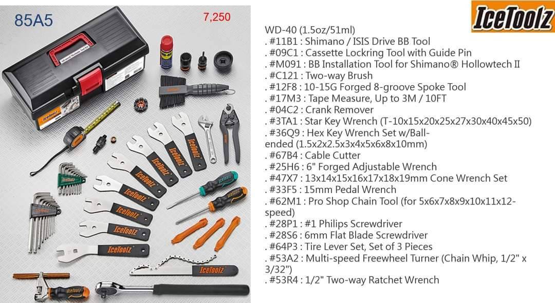 85A5 : เครื่องมือชุดเล็ก ICETOOLZ/ADVANCED MECHANIC TOOL KIT BOX