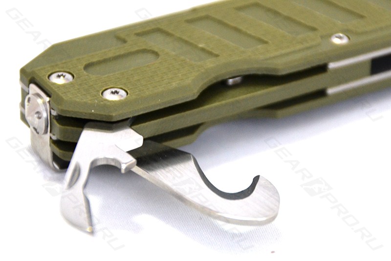 มีดพับ Ganzo กานโซ่ รุ่น G-735 GR สีเขียวทหาร ของแท้ 100%