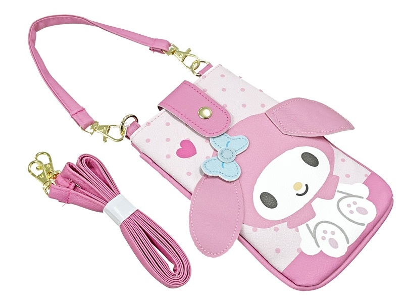 Sanrio 2WAY pocket กระเป๋าตังค์/กระเป๋าใส่มือถือ