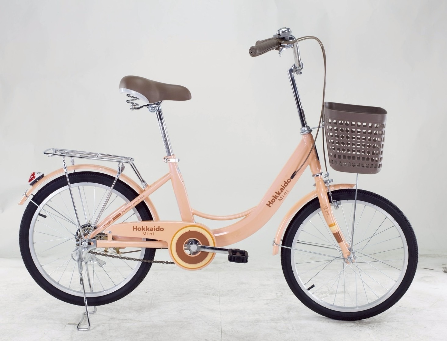 จักรยานแม่บ้านญี่ปุ่น TIGER HOKKAIDO MINI 20" City bike รุ่น ฮอกไกโด ล้อ 20 นิ้ว พร้อมตะกร้าวินเทจ ตัวถังแข็งแรง ล้ออลูมิเนียม สีสันสดใส NEW2025
