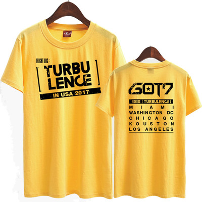 เสื้อยืด (T-Shirt) GOT7 TURBULENCE in USA 2017