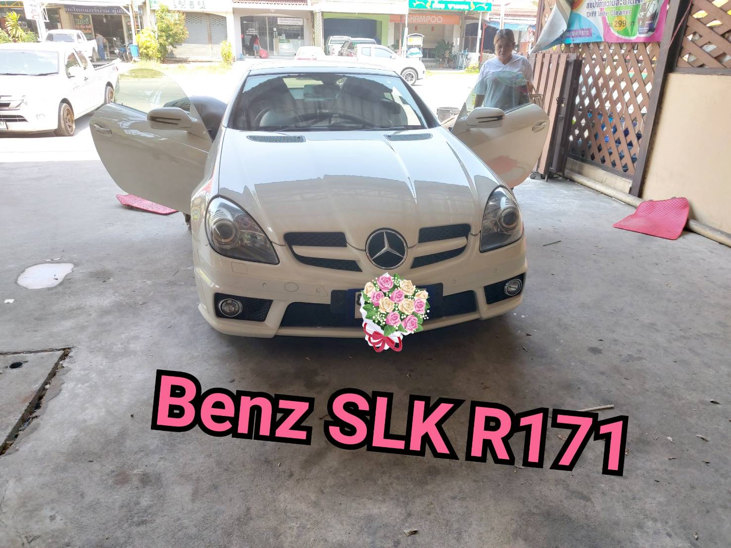 พรม6D ปูพื้น Benz SLK 200 R171 เข้ารูป เต็มคัน