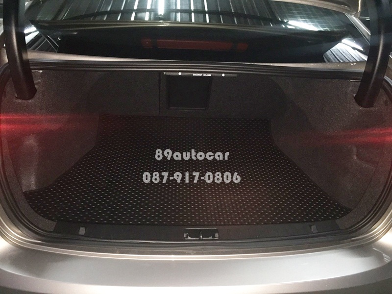 พรมกระดุมรถยนต์ Volvo S60 2016 กระดุมสีดำขอบดำ + ท้าย