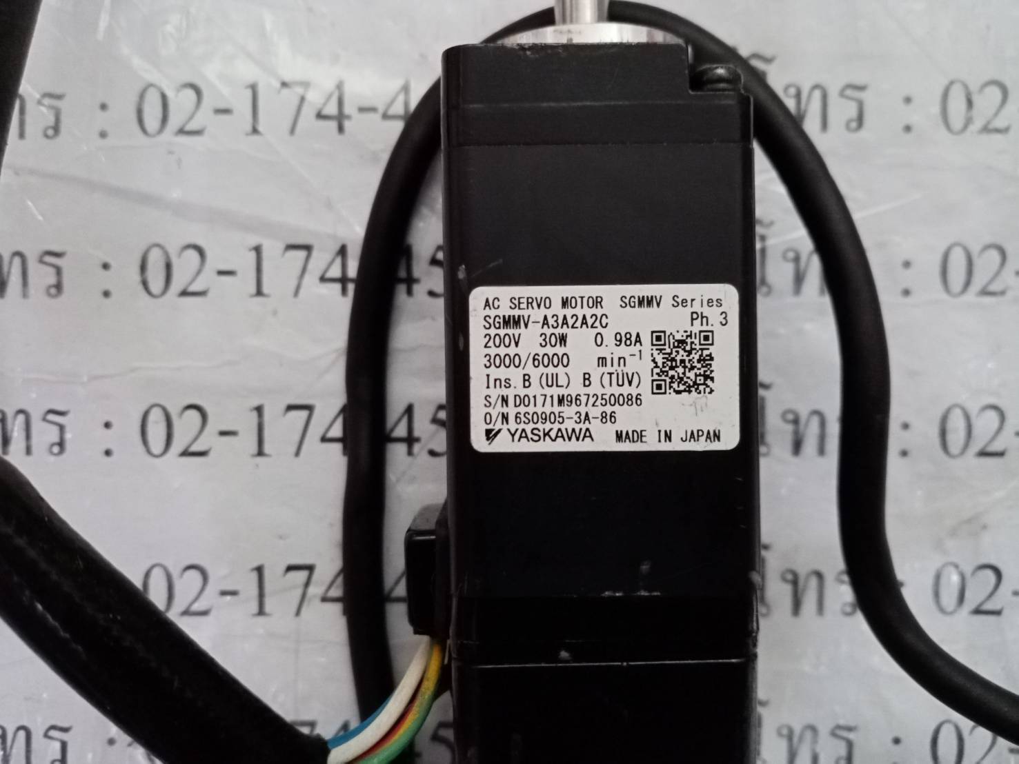 SGMMV-A3A2A2C SERVO MOTOR " YASKAWA "