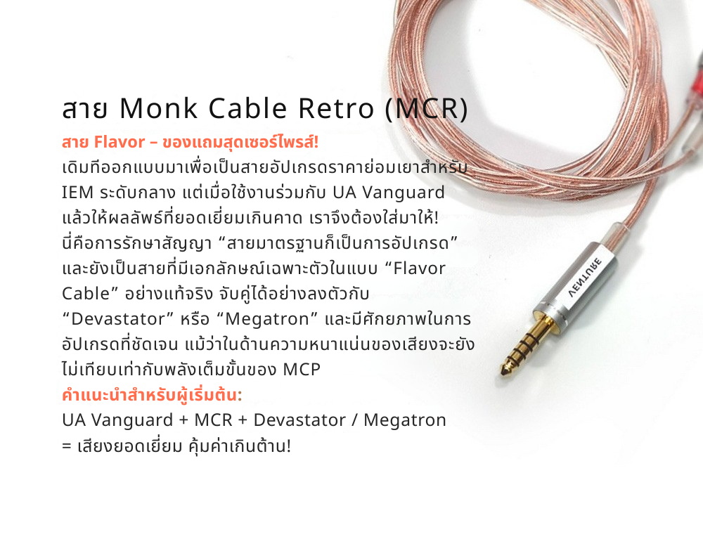 [PreOrder] VE UAVanguard หูฟัง Headphone ไดรเวอร์ไดนามิก ดีไซน์แบบเปิดด้านหลัง กำลังขับสูง 300 โอห์ม ประกันศูนย์ไทย