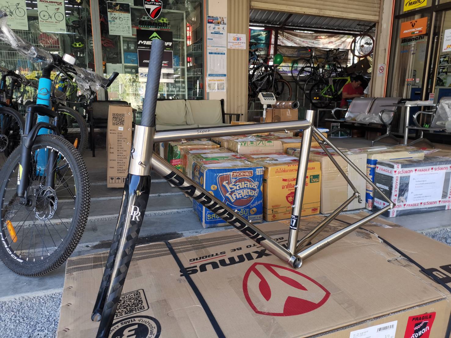 DARKROCK Sepat Road Bike CR-MO 4135 Frameset, 700c