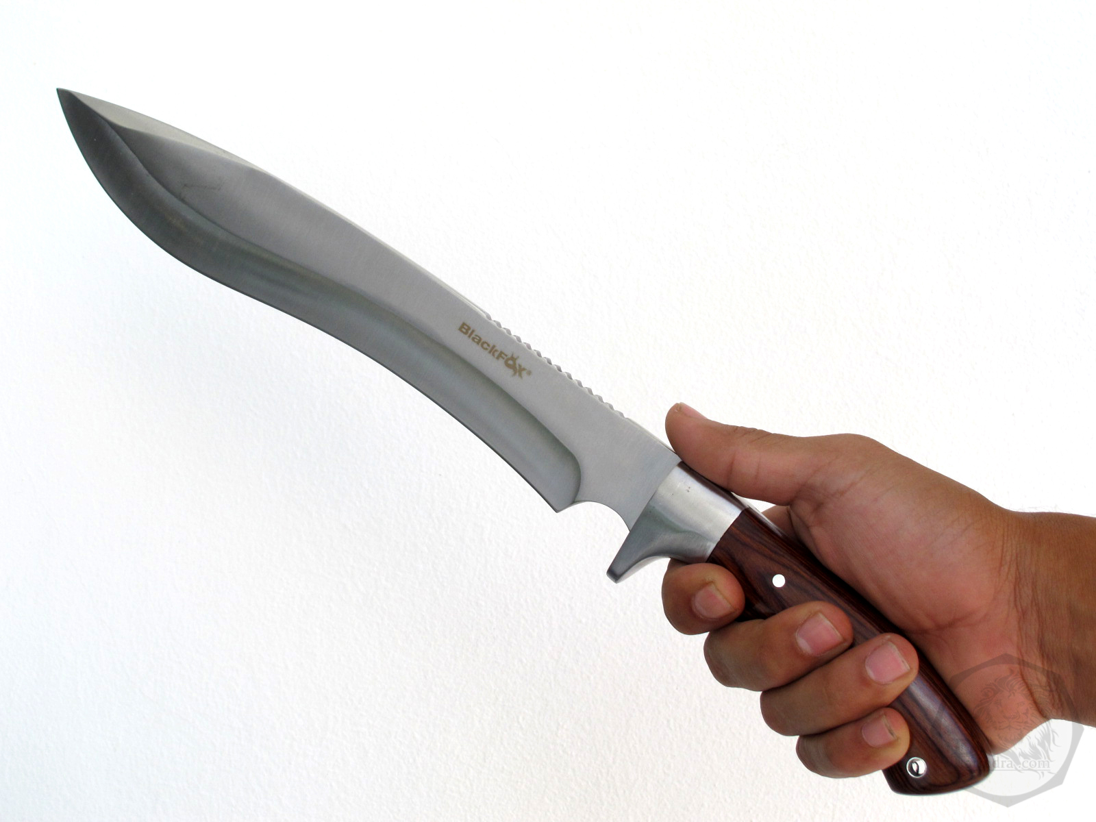 มีดใบตาย Blackfox Black FOX ขนาด 17 นิ้ว มีดเดินป่าทรงกรูข่า Kukri