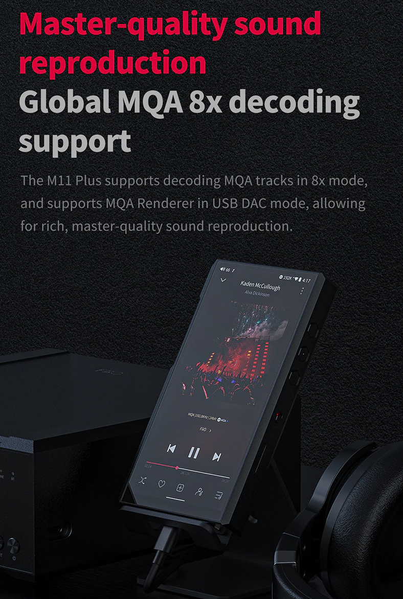 FiiO M11 PLUS ESS ชิป ES9068AS สุดยอด DAP แห่งยุครองรับ MQA ประกันศูนย์ไทย