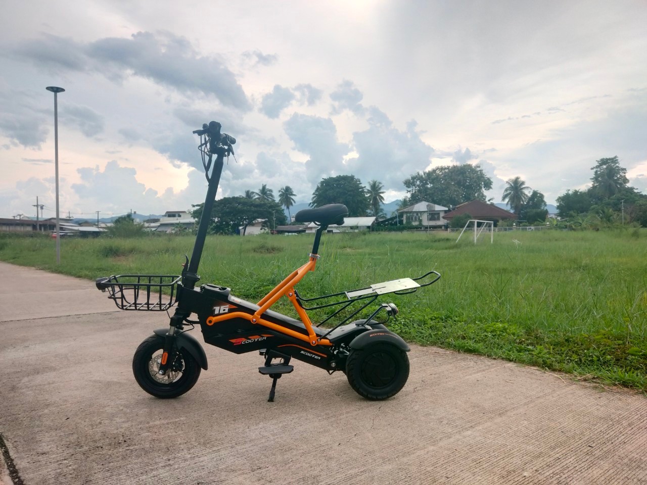 สกูตเตอร์ไฟฟ้า PXID Bestride Pro Electric Scooter New Design 3 Wheel 1000W, batt 48v 23.4Ah มาตรฐานยุโรป (F2)