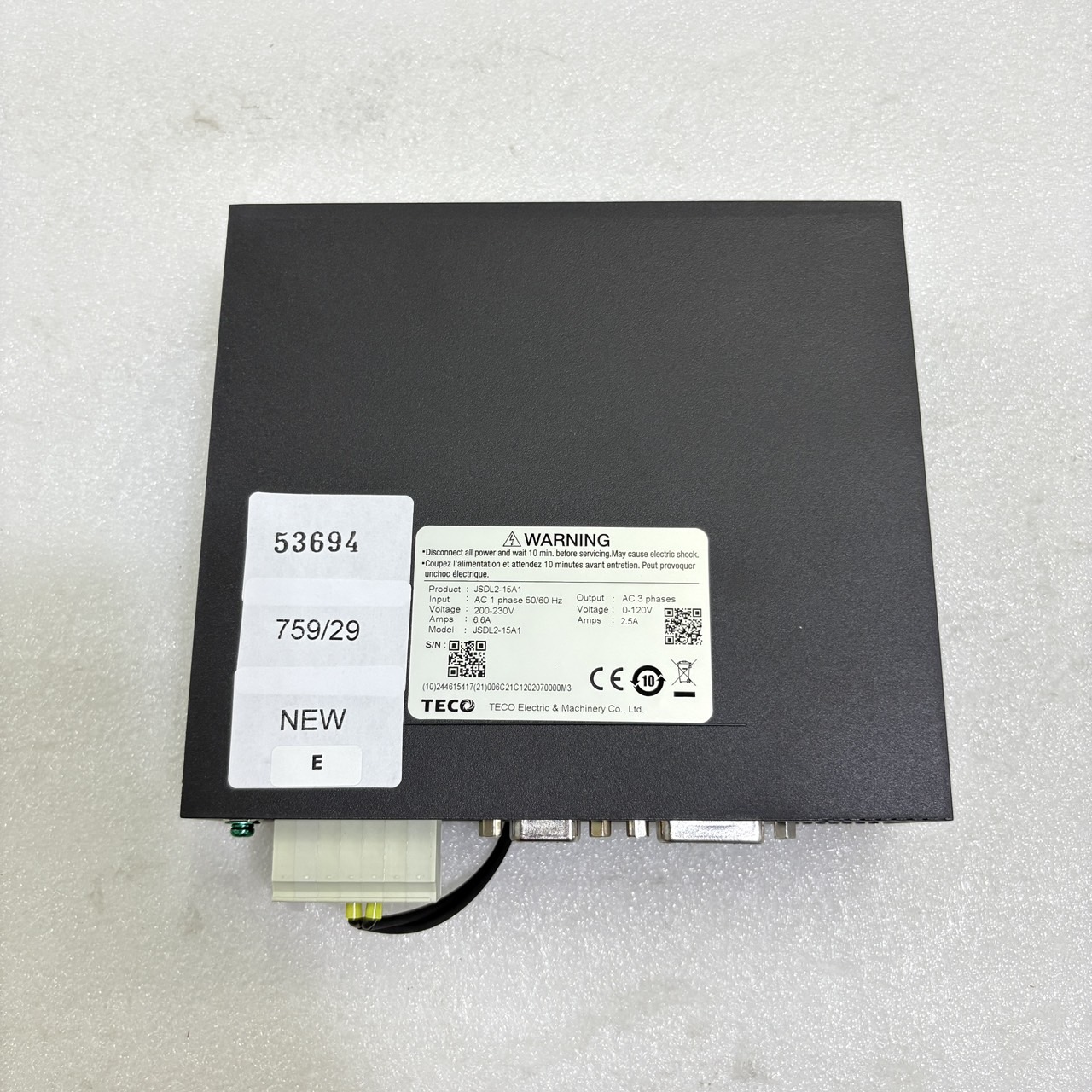 JSDL2-15A1 SERVO DRIVE " TECO "