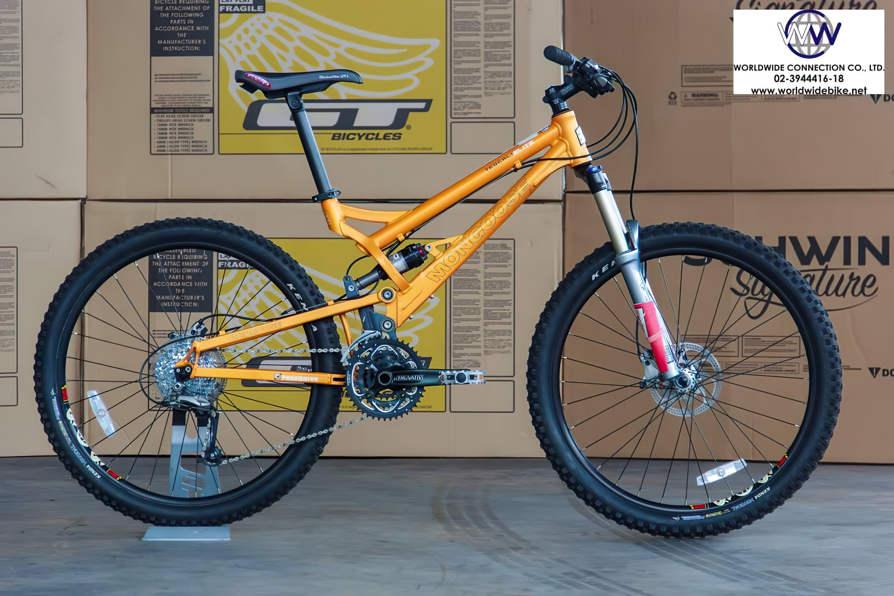 จักรยานเสือภูเขา Mongoose Teocali Elite 3*9sp. Deore+Sram, Dual-Suspension Mountain Bike ปี 2006