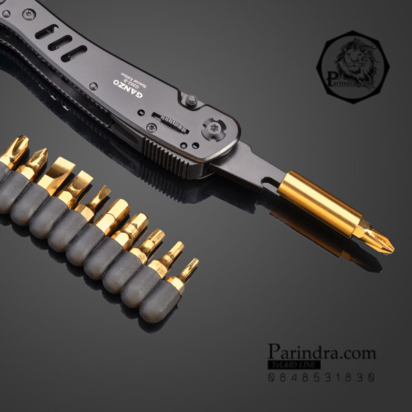 คีมเอนกประสงค์ Multi-Tools Ganzo กานโซ่ รุ่น G302-B สีดำสนิท ของแท้ 100%