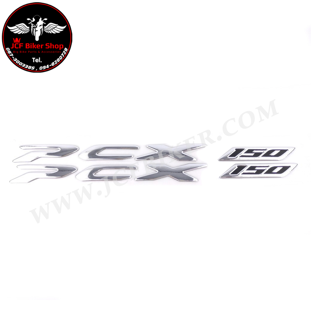สติ๊กเกอร์โลโก้ 3D HONDA PCX150 ติดได้ทุกรุ่น
