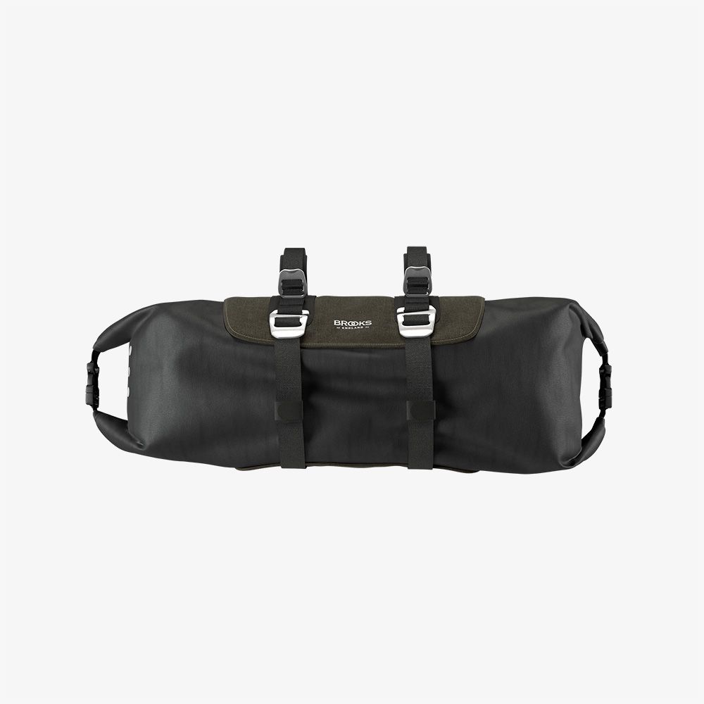 กระเป๋าหน้าแฮนด์ Brooks Scape Handlebar roll bag, Mud Green