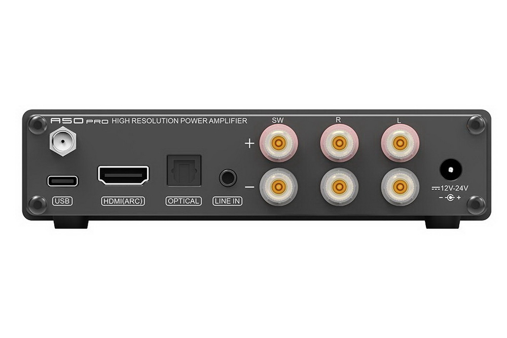 SMSL A50 Pro เครื่องขยายเสียง 2.1 แชนแนล สำหรับโฮมเฮียเตอร์ รองรับ Hi-Res ประกันศูนย์ไทย