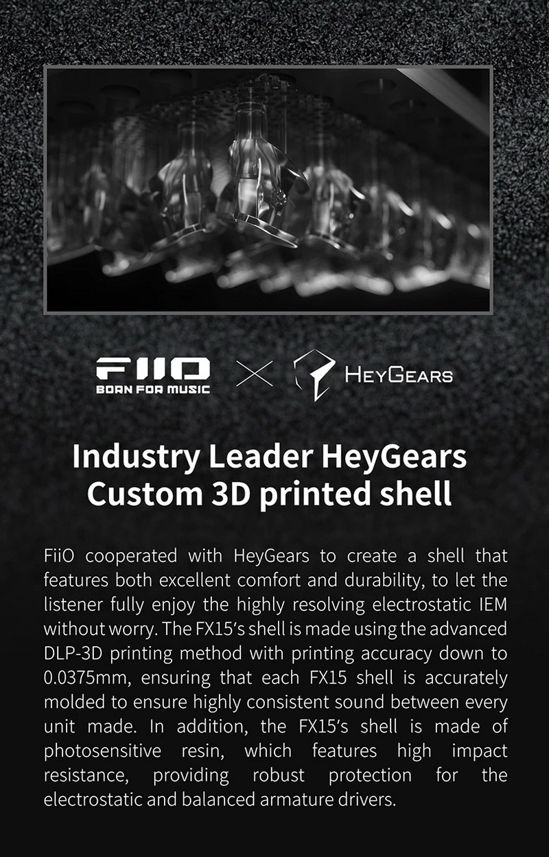 FiiO FX15 หูฟัง Tribrid 6 ไดรเวอร์ 1BA+1DD+4EST รองรับ Hi-Res ประกันศูนย์ไทย