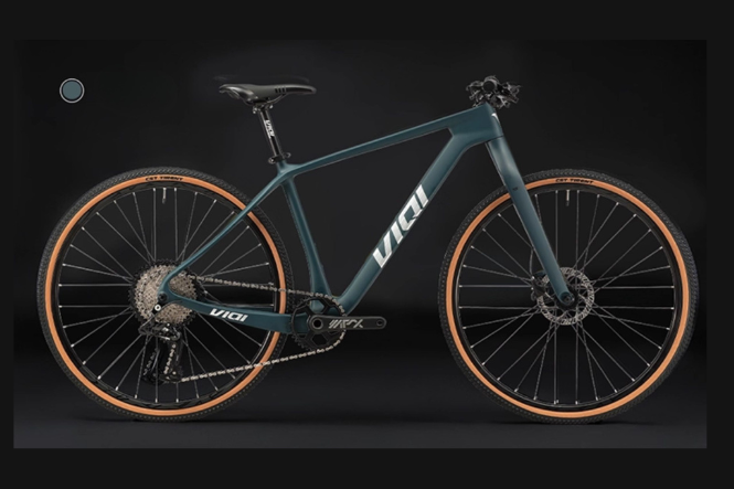 VIQI M01-RS จักรยานเสือภูเขาคาร์บอนไฟเบอร์ | Shimano Deore 12 สปีด | ล้อ 27.5” / 29” | สีทอง-เขียว-ดำ