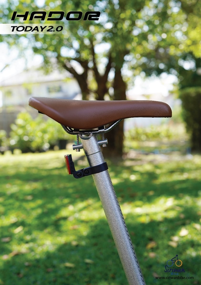 จักรยานพับได้ HADOR TODAY 2.0 Folding bike ล้อ 20" ชุดเกียร์ LT-Woo A5 9 สปีด เฟรม CHROMOLY