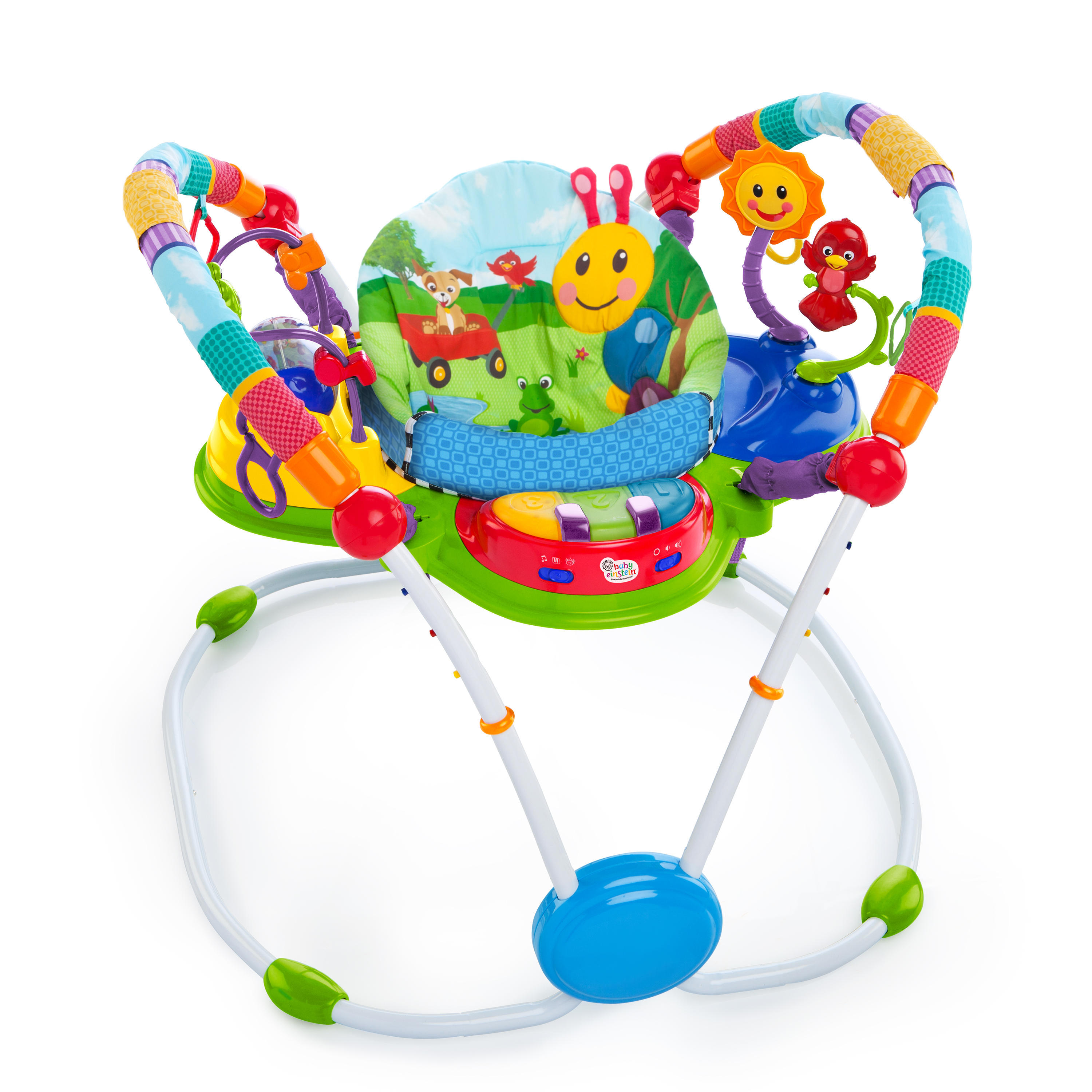 Baby Einstein Neighborhood Friends Activity Jumper จัมเปอร์เด็ก กระโดดพร้อมของเล่น เสริมพัฒนาการเด็ก ปรับความสูงได้ 5 ระดับ รุ่นใหม่ล่าสุด