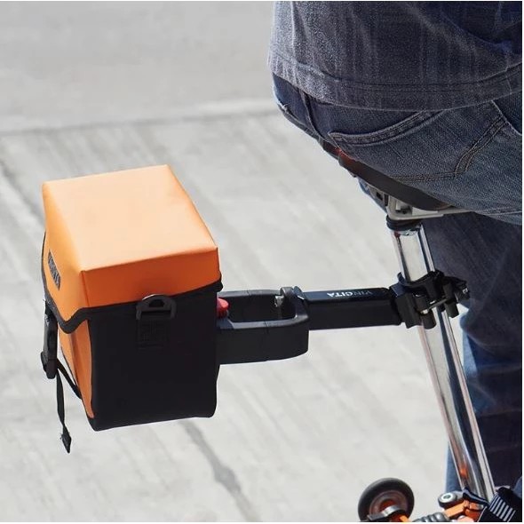 Vincita KLICKfix Seatpost Adapter | ที่จับหลังอานติดกระเป๋า | รองรับน้ำหนัก 5 กก. | เส้นผ่านศูนย์กลาง 31.8–36 มม