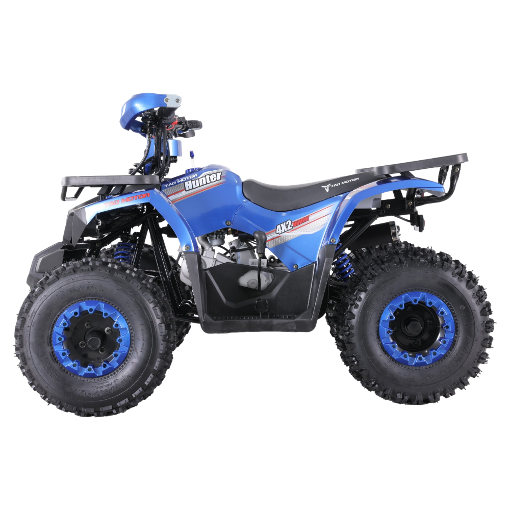 125cc Chain Drive ATV — Tao Motor HUNTER 125 with Reverse, LED Lights & CE/EPA Cert. | Perfect for Kids 10+ & Adults