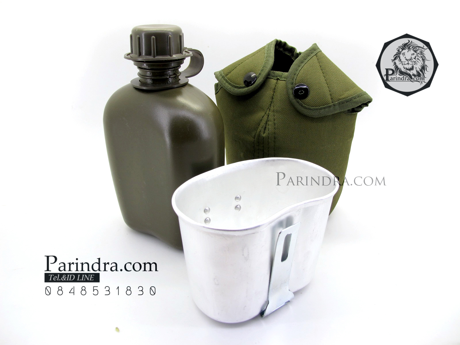 กระติกน้ำทหาร สำหรับการพกพาสำหรับการเดินป่า แคมป์ปิ้ง Outdoor
