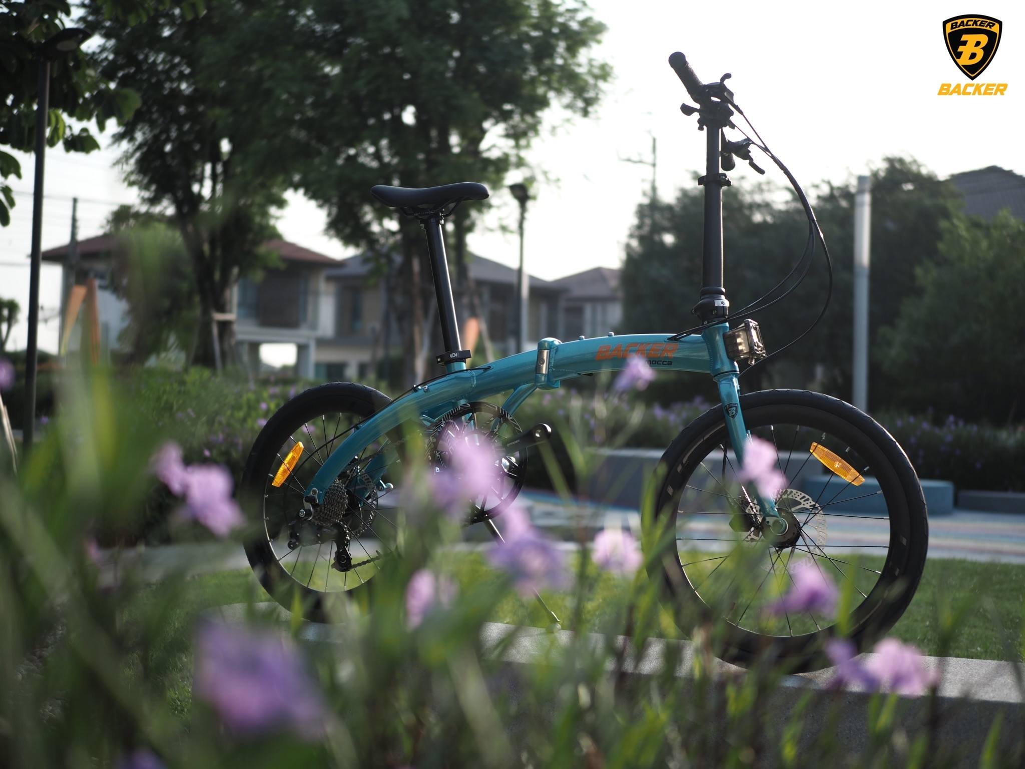 จักรยานพับ BACKER MOCCA เฟรมท้อปอลู เกียร์ SenSah 1*10 สปีด วงล้อ 20 นิ้ว-451 ปี 2021