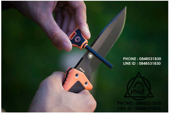 ที่จุดไฟ GERBER Fire Starter แบบเซรามิก พกพาง่ายน้ำหนักเบา