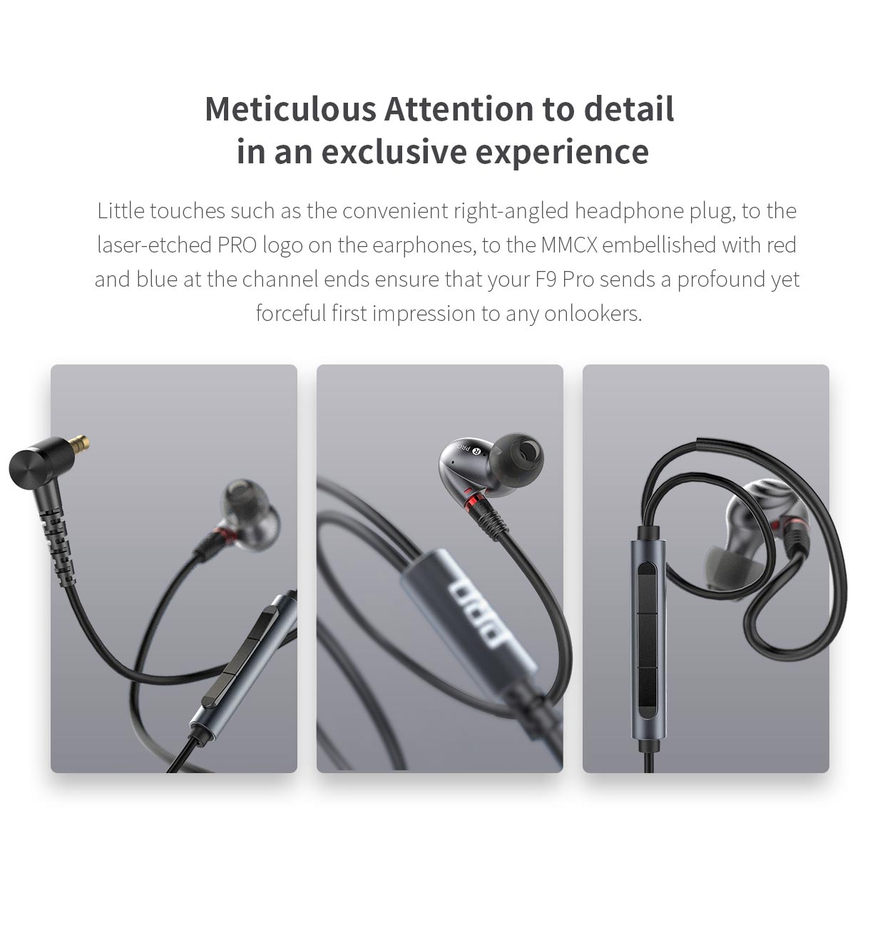 ขาย FiiO F9 PRO หูฟัง3ไดร์เวอร์ (2BA+1Dynamic) ระดับ Hi-Res Audio ขั้ว MMCX ถอดสายได้