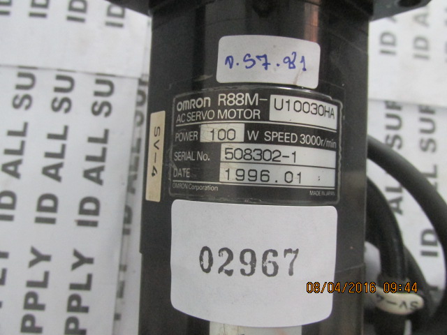 R88M-U10030HA SERVO MOTOR “ OMRON ”
