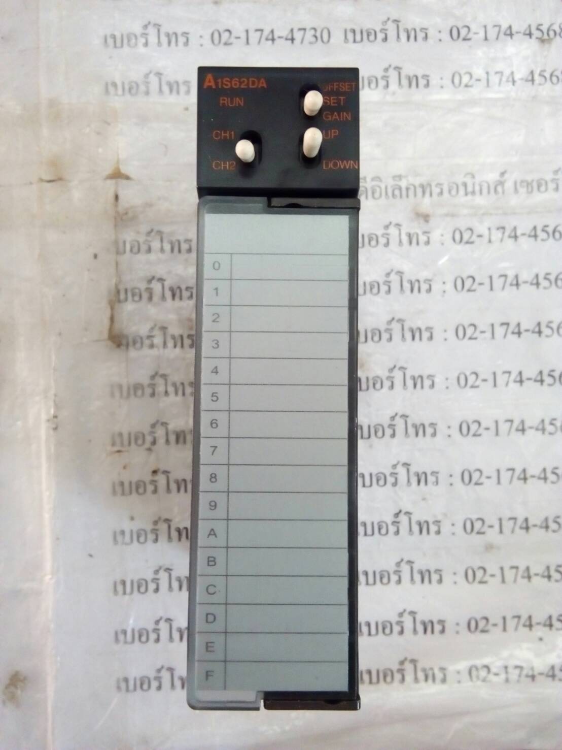 A1S62DA PLC " MITSUBISHI "