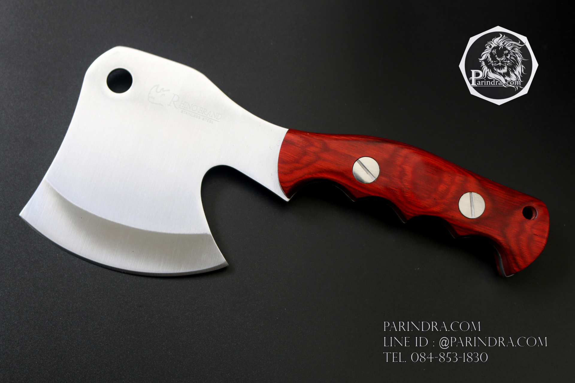 ขวานตราแรด Rhino Brand No.124 น้ำหนักดี ทนทาน จับกระชับมือ ขนาด 9 นิ้ว (ของแท้)