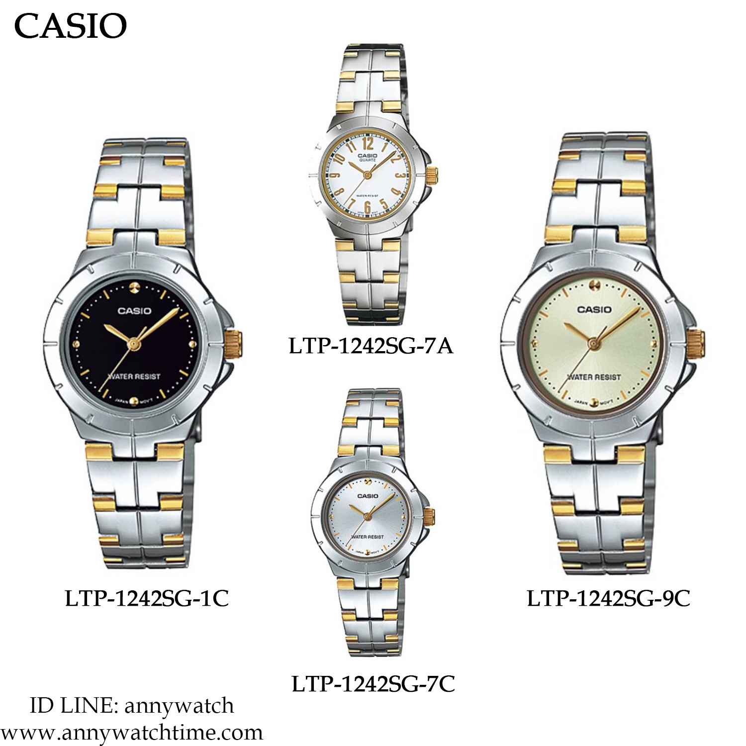 CASIO LTP-1242SG-9C