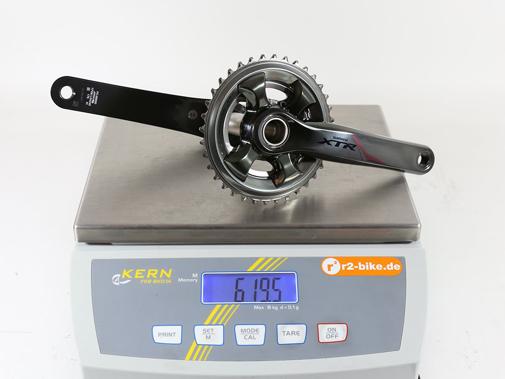 จาน XTR, FC-M9000-2, 2 ชั้น, 11-SPD, 38X28T, 175MM, 170MM ไม่มีกะโหลก, มีกล่อง,