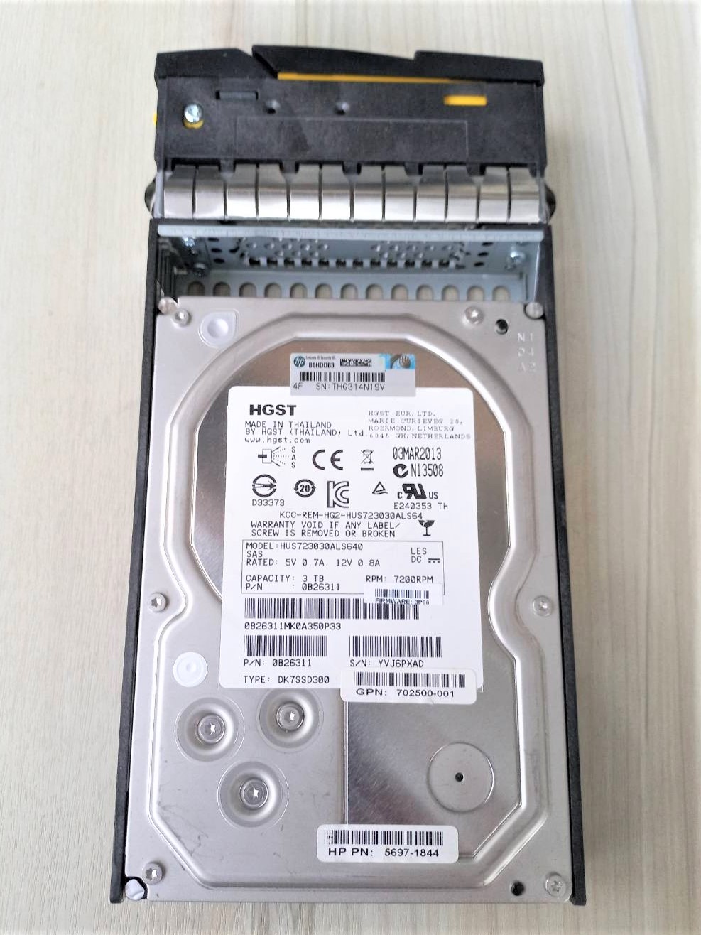 0B26311 HGST 3TB SAS Hard Drive HUS723030ALS640 3.5".