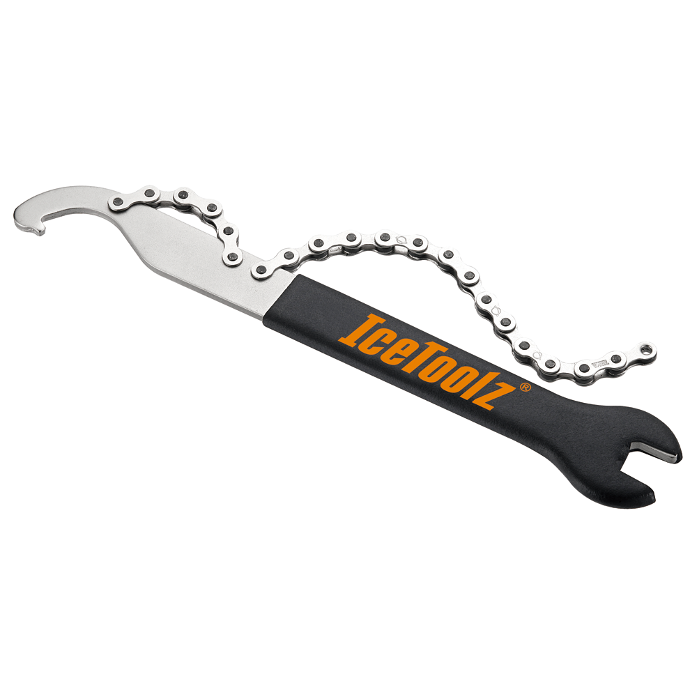 ICETOOLLZ 34S4 โซ่ล็อคเฟืองหลัง พร้อมปะแจขันบันได 15MM PEDAL