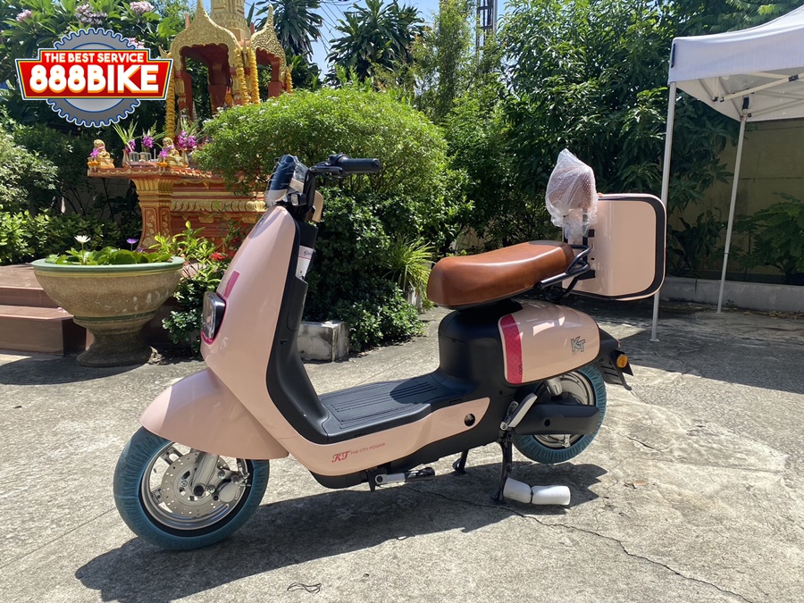 รถมอเตอร์ไซค์ไฟฟ้า KT รุ่น KT-T2 มาพร้อมกับหน้าจอ LED 1500W 60V 20AH ความเร็วสูงสุด 65 Km/h ระบบเกียร์ ระบบเป็นออโต้