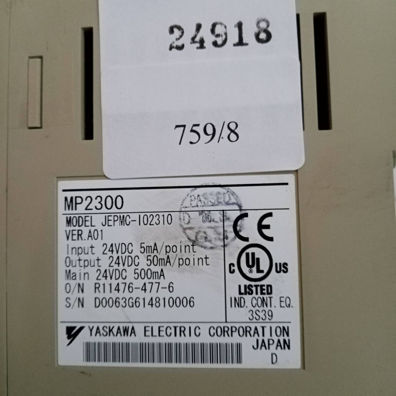 JEPMC-IO2310 PLC " YASKAWA "