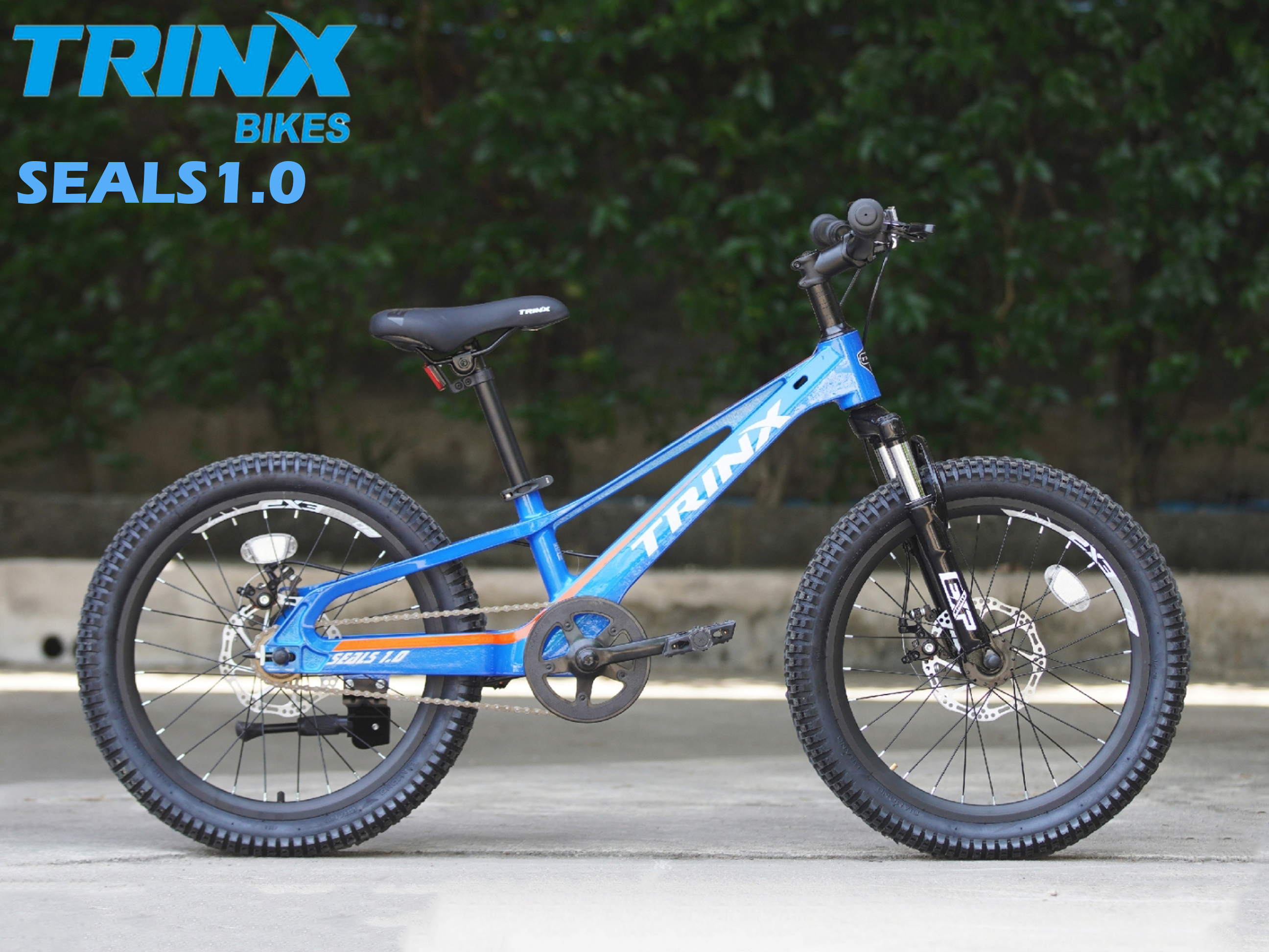 จักรยานเสือภูเขาเด็ก TRINX SEALS1.0 ล้อ 20" ไม่มีเกียร์ เฟรมแมกนีเซียม อัลลอย ดิสสาย