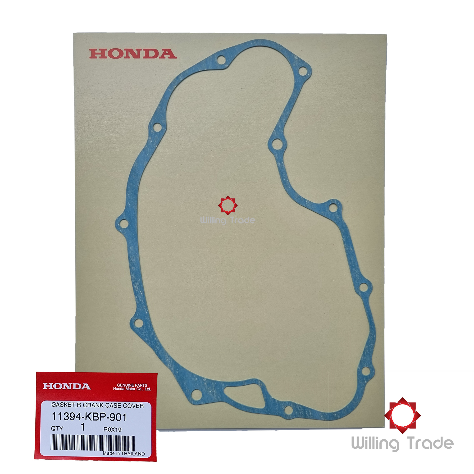 ปะเก็นฝาคลัทช์ (B055)HONDA: (11394-KBP-901) DASH, LS125 [แท้ศูนย์ 100%]