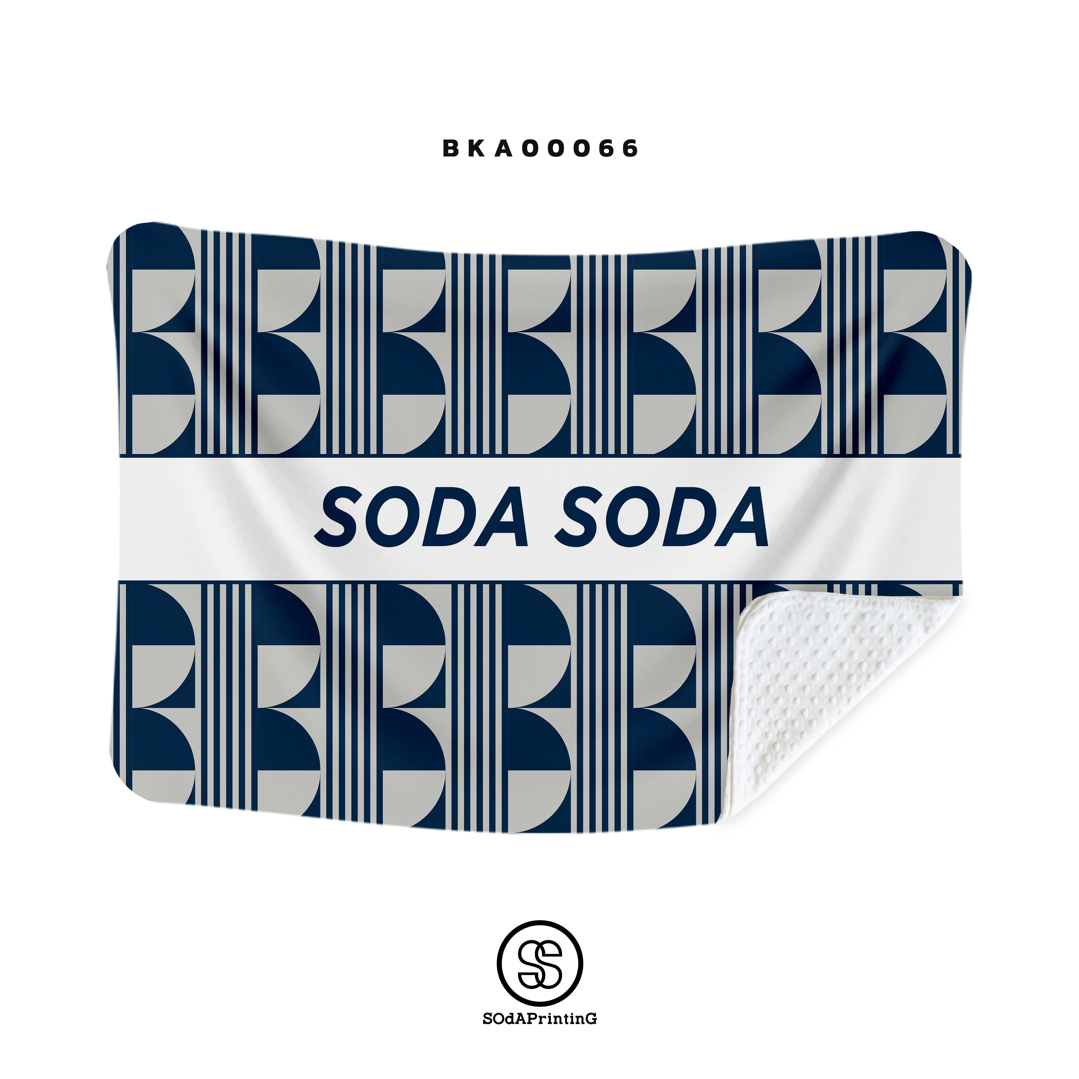 ผ้าห่มอเนกประสงค์ #Geo ใส่ชื่อได้ รหัส BKA00066 #SOdAblanket #SodAhome