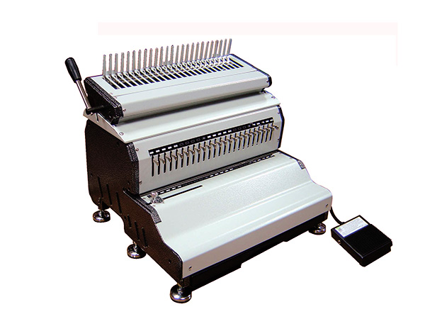 เครื่องเจาะกระดาษไฟฟ้าและเข้าเล่มมือโยก รุ่น MAC Comb-240E