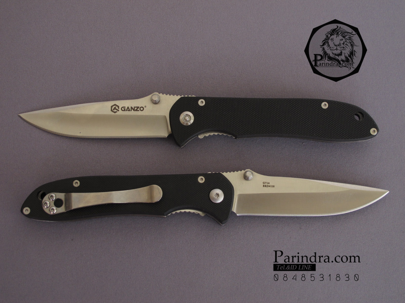 มีดพับ Ganzo รุ่น G7142 สีดำ ของแท้ 100%