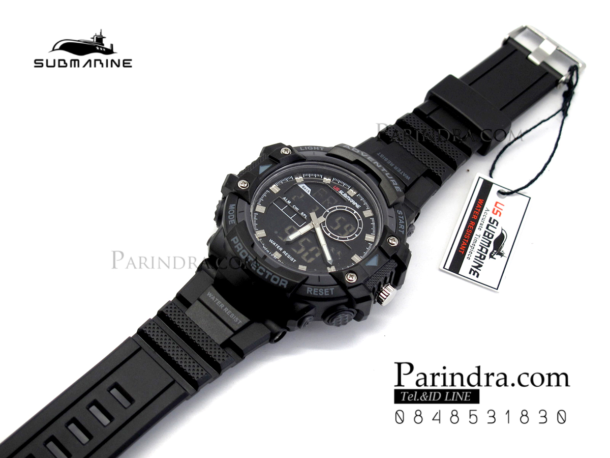 นาฬิกา US submarine TP3168M สีดำล้วน