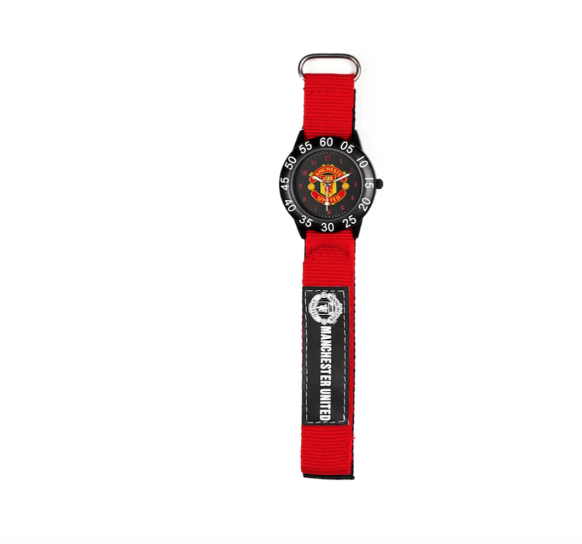 นาฬิกาแมนยูเด็ก Velcro Strap Analogue ของแท้