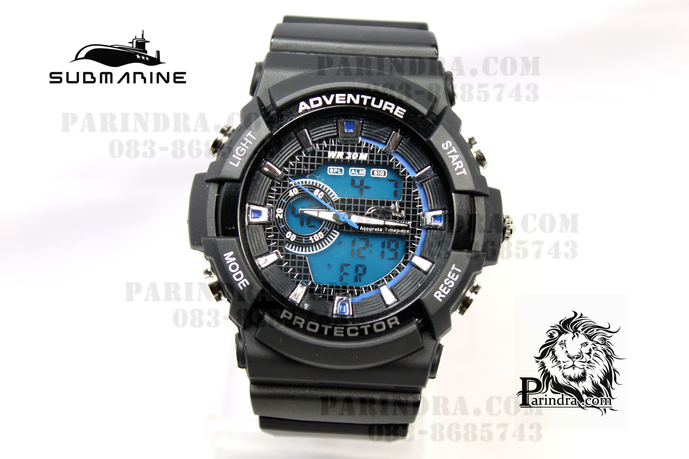 US submarine Protector รุ่น TP3147M สีดำตัดน้ำเงิน