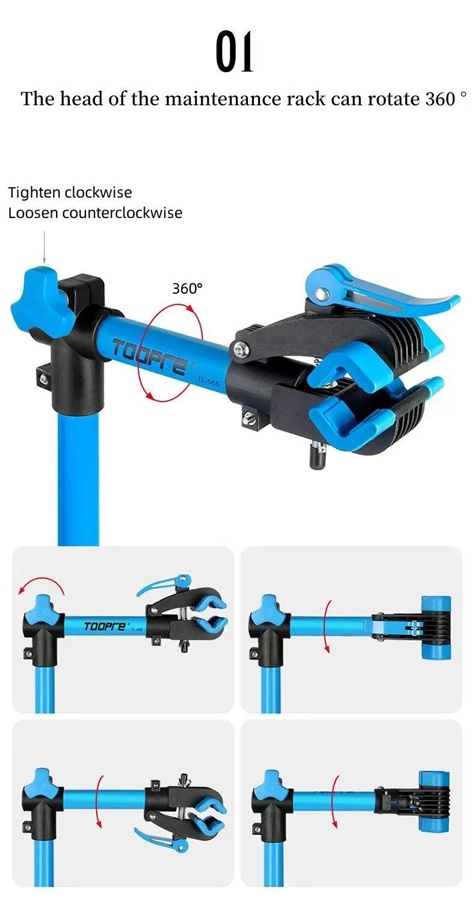 แท่นซ่อมจักรยานชั้นวางซ่อมจักรยาน TOOPRE TL-06L อลูมิเนียม