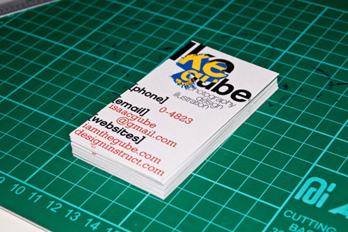 นามบัตรการ์ดอาร์ต ผิวด้านคลาสสิค