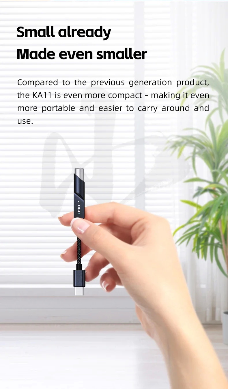 FiiO JadeAudio KA11 DAC/AMP หางหนูพกพาชิป DAC CS43131 รองรับ Hi-Res ประกันศูนย์ไทย